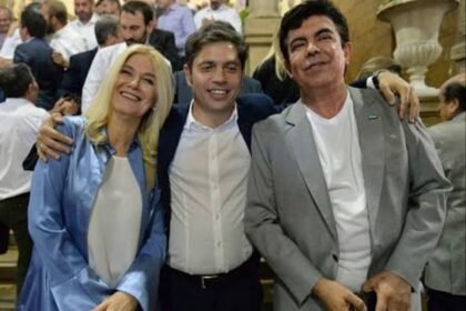 Kicillof y Espinoza convocaron a la unidad en el acto por el 17 de Octubre