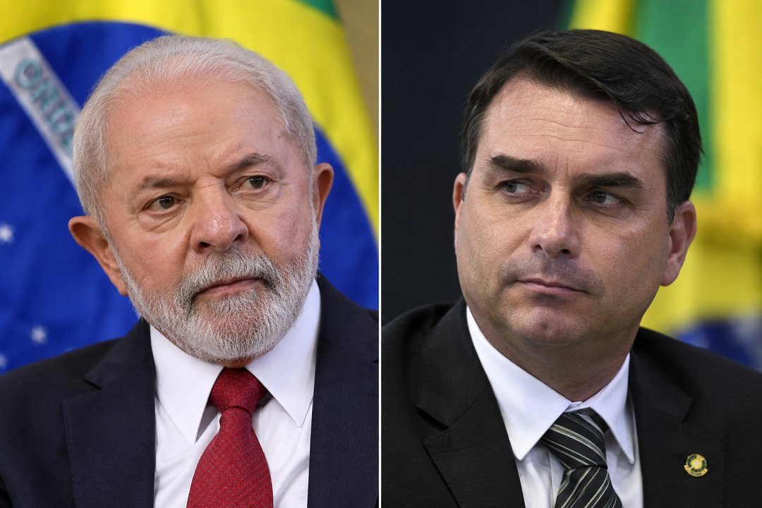 Lula y Flávio Bolsonaro chocan por corrupción y crimen antes del balotaje